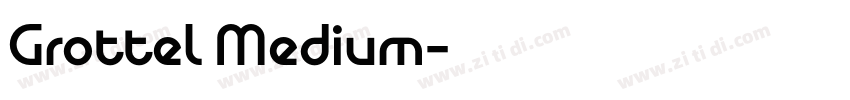 Grottel Medium字体转换